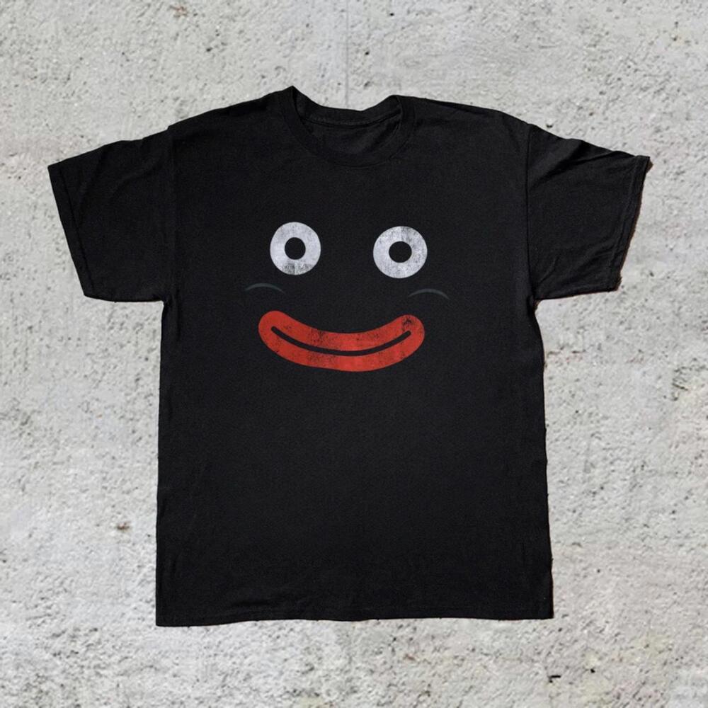 Black And Red Smiley Face T Shirt